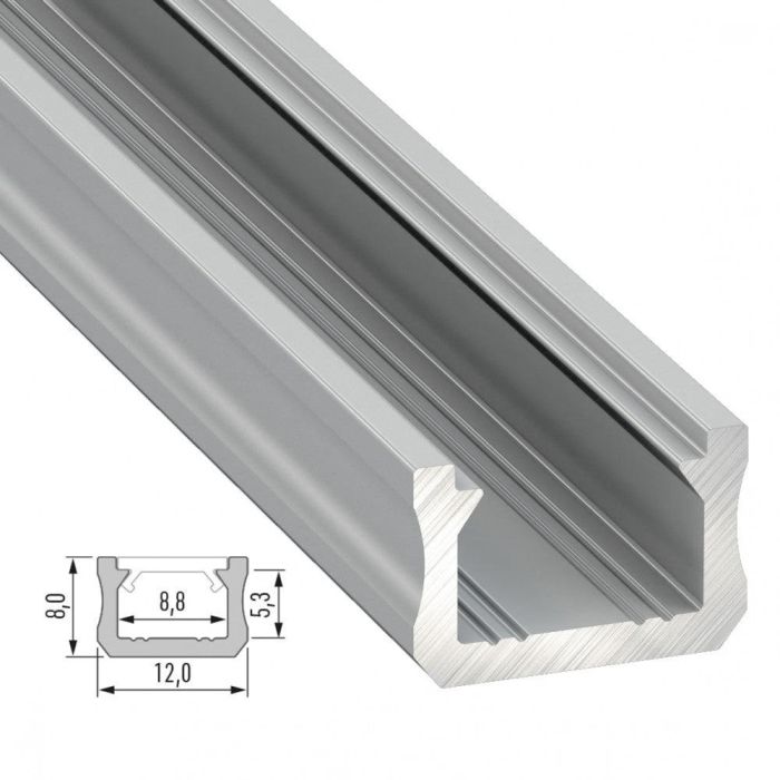 Perfíl Aluminio Tipo X 2,02M 4 Perfíl Aluminio Tipo X 2,02M 4