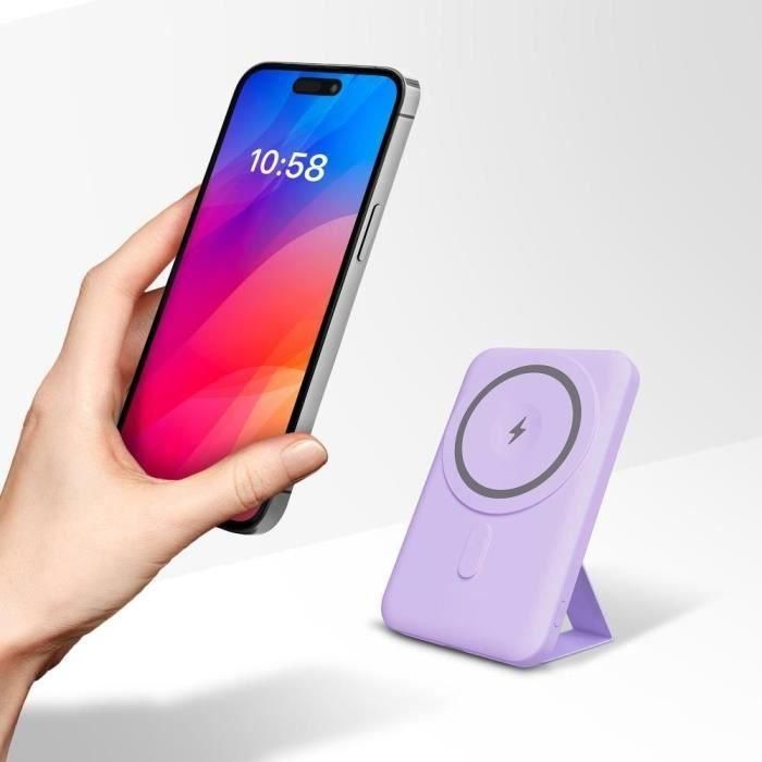 YENKEE YPB 501 PE Batería Externa MagSafe 5000 mAh – Cargador Magnético Inalámbrico para Smartphones 5