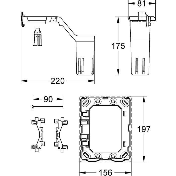 GROHE - Bloque de ambientador GROHE Fresh 3