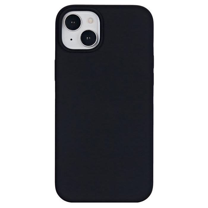 eSTUFF Funda Magnética Silicona INFINITE ROME para iPhone 15 Plus - Negra - 81% Material Reciclado