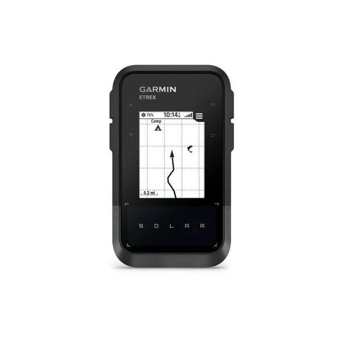 Garmin eTrex Solar GPS de Mano con Carga Solar, Negro/Gris 3