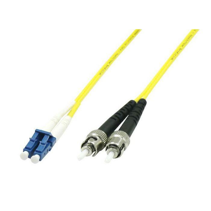 MicroConnect Optical Fibre Cable, LC-ST, Singlemode, Duplex, OS2 (Yellow), 3m MicroConnect Optical Fibre Cable, LC-ST, Singlemode, Duplex, OS2 (Yellow), 3m