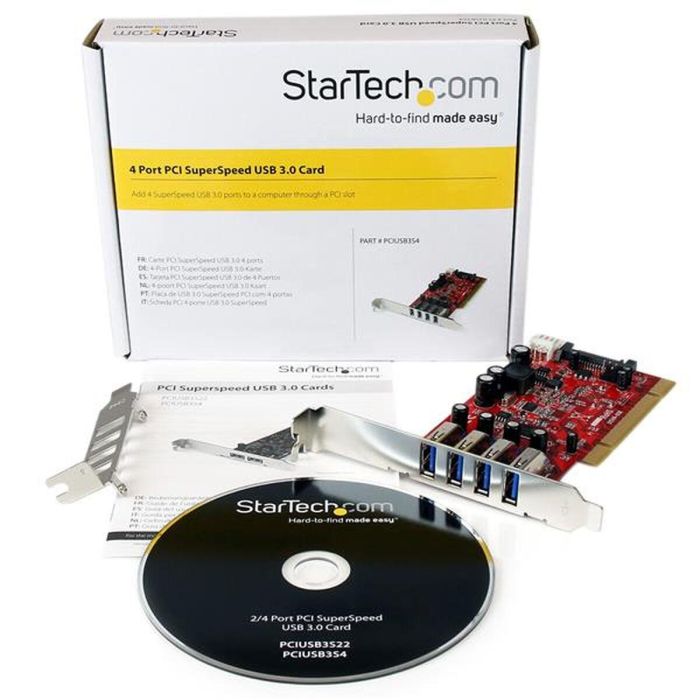 Tarjeta PCI Startech PCIUSB3S4 2