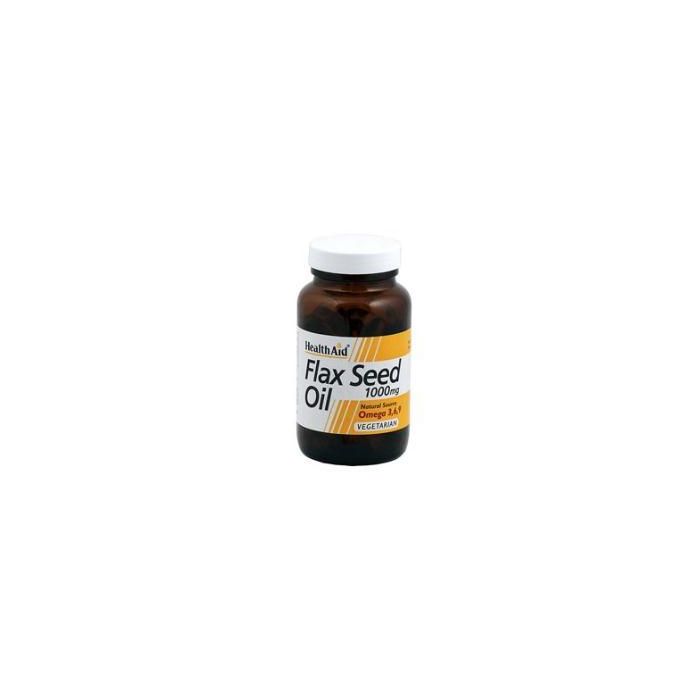 Aceite De Linaza Flaxseed Oil 60Cap. Health Aid