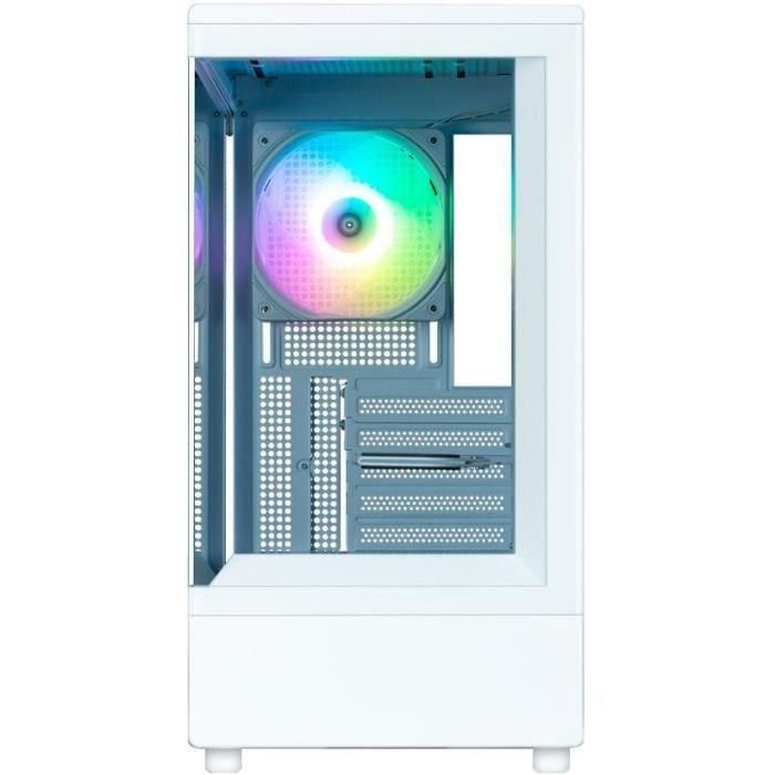 Caja de PC - ZALMAN - P10 - Mini torre - M-ATX - Blanco - Vidrio templado - USB-C y A-RGB 1