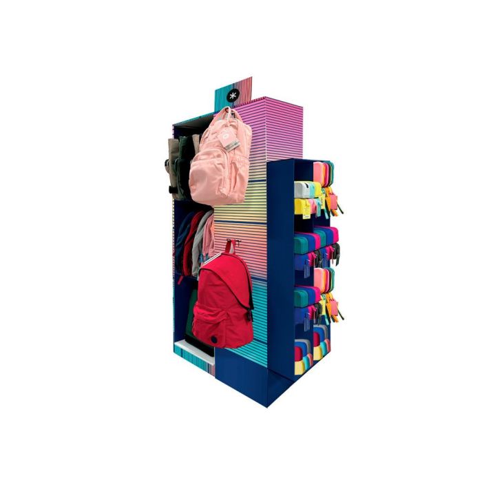 Mochila Y Estuche Portatodo Antartik Expositor De Suelo Carton Con 46 Unidades Surtidas 30x150x90 cm 1 Mochila Y Estuche Portatodo Antartik Expositor De Suelo Carton Con 46 Unidades Surtidas 30x150x90 cm 1