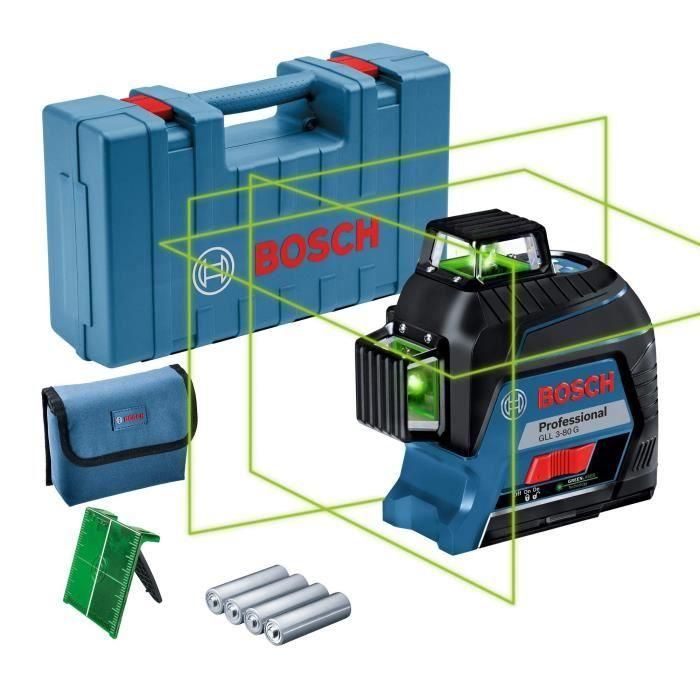 Líneas láser GLL 3-80 g (versión de batería) Bosch Professional 0601063Y00 Líneas láser GLL 3-80 g (versión de batería) Bosch Professional 0601063Y00