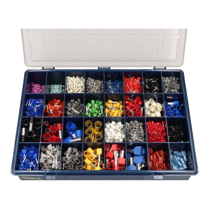 Puntera Aislada Surtido 3.800 Unidades de 0,50 mm a 70 mm y Doble de 0,50 a 16 mm 1 Puntera Aislada Surtido 3.800 Unidades de 0,50 mm a 70 mm y Doble de 0,50 a 16 mm 1