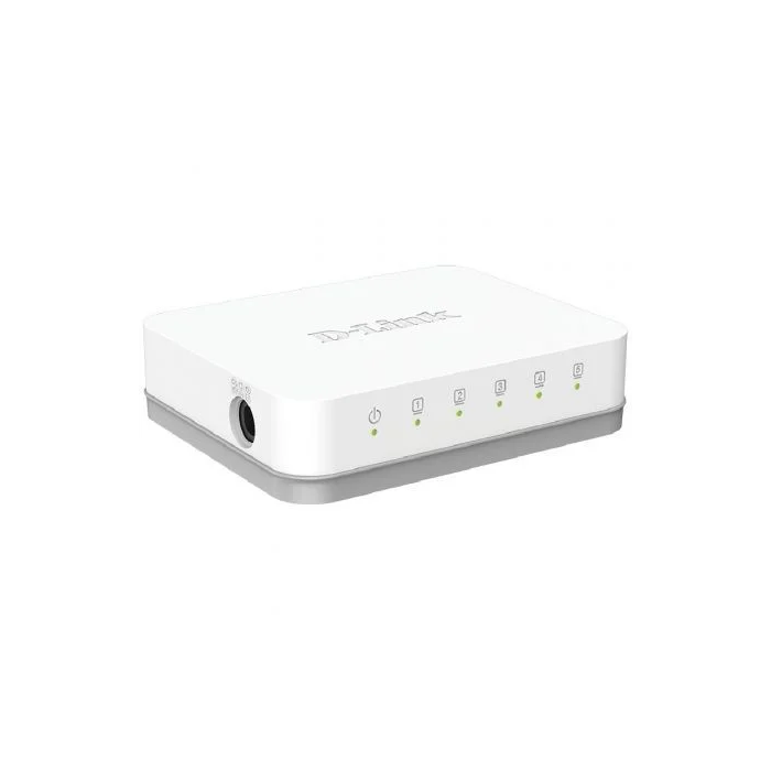 D-LINK GO-SW-5G Switch de Red 5 Puertos Gigabit Ethernet 10/100/1000 Mbps No Administrado Blanco 1
