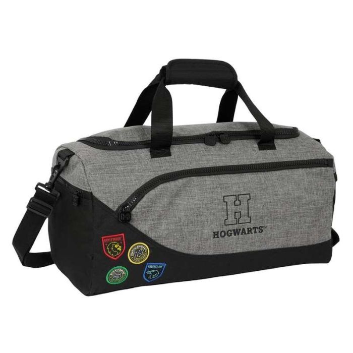 Bolsa de Deporte Harry Potter House of champions Negro Gris 50 x 25 x 25 cm Bolsa de Deporte Harry Potter House of champions Negro Gris 50 x 25 x 25 cm