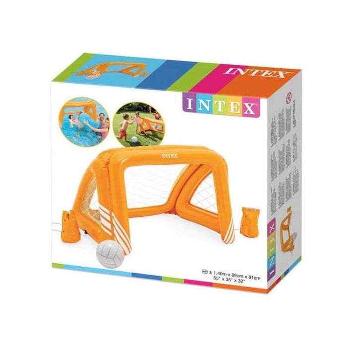 Intex Portería Hinchable Agua/Jardín 124x84x76 cm con Pelota para Niños + 6 Años 3