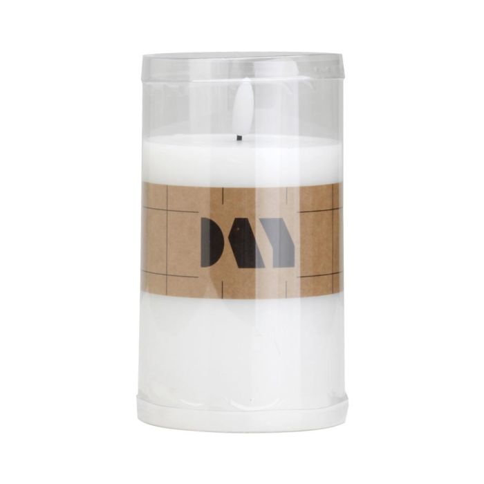 Day Vela Led 3D Blanca Cálida Diámetro 7.5 cm Altura 10 cm con Temporizador 8h 2