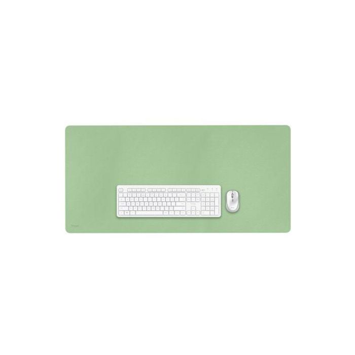 Trust 25481 Alfombrilla de Escritorio Ergonómica Benya XXL 900x430x2mm Verde - PVC Vegano, Antideslizante, para PC/Laptop 2 Trust 25481 Alfombrilla de Escritorio Ergonómica Benya XXL 900x430x2mm Verde - PVC Vegano, Antideslizante, para PC/Laptop 2