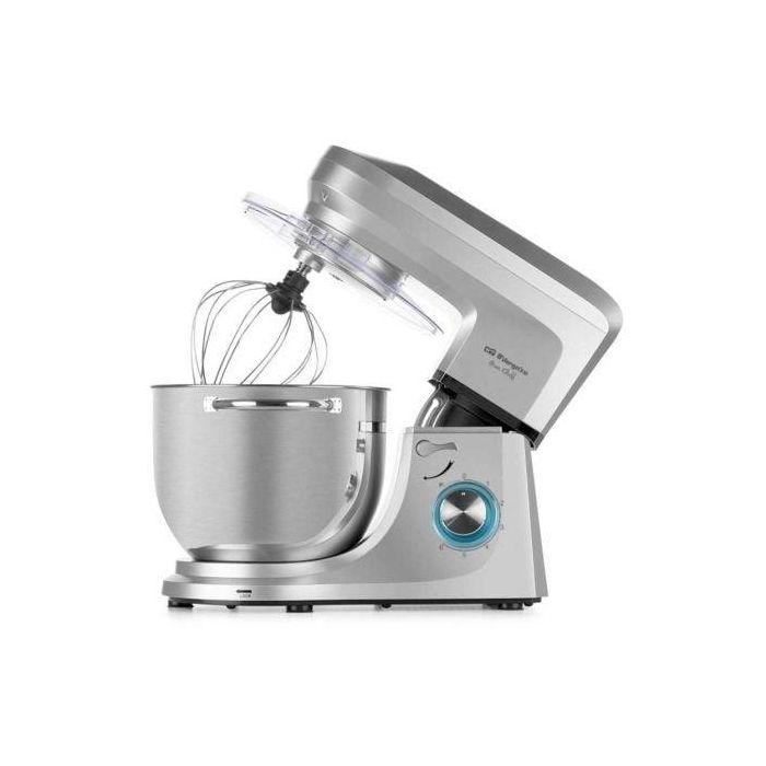 Orbegozo AM 8000 Amasadora Batidora 1800W Bol 7L Acero Inox. Movimiento Planetario, 6 Velocidades + Pulse, Accesorios Amasar, Batir 2 Orbegozo AM 8000 Amasadora Batidora 1800W Bol 7L Acero Inox. Movimiento Planetario, 6 Velocidades + Pulse, Accesorios Amasar, Batir 2