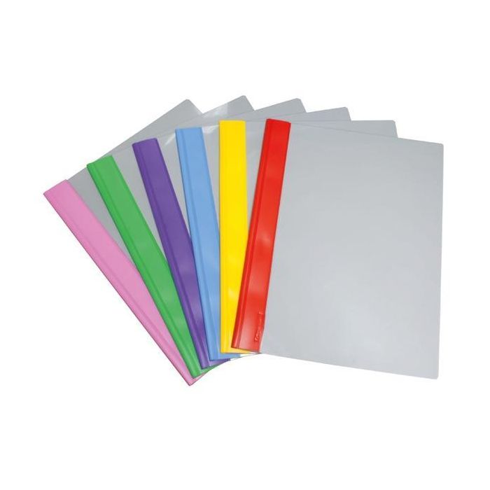 Grafoplas Dossier Herraje Fástener Pvc Colors Folio Rosa -12U- Grafoplas Dossier Herraje Fástener Pvc Colors Folio Rosa -12U-