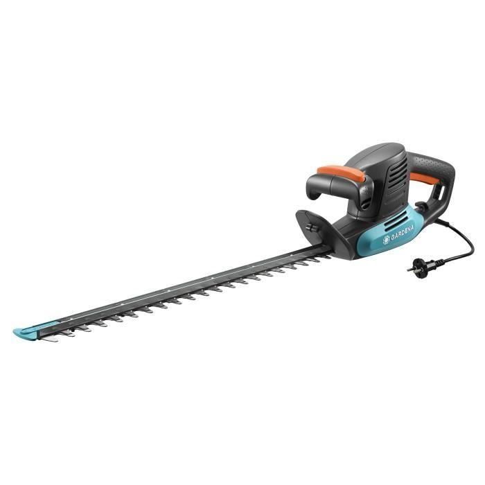 Gardena EasyCut 500 Cortadora de setos eléctrica de 55 cm, 500W, ligera, potente, corte máx. 18 mm para setos pequeños y grandes