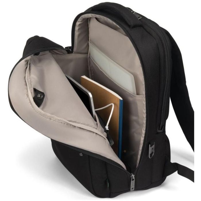 Dicota Mochila Backpack FIVE para Ordenador Portátil 15-17.3 Pulgadas, Color Negro