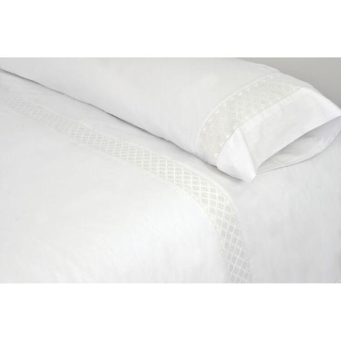 Juego de funda nórdica Pierre Cardin ELISA Blanco Cama de 135 2 Piezas 0 Juego de funda nórdica Pierre Cardin ELISA Blanco Cama de 135 2 Piezas 0
