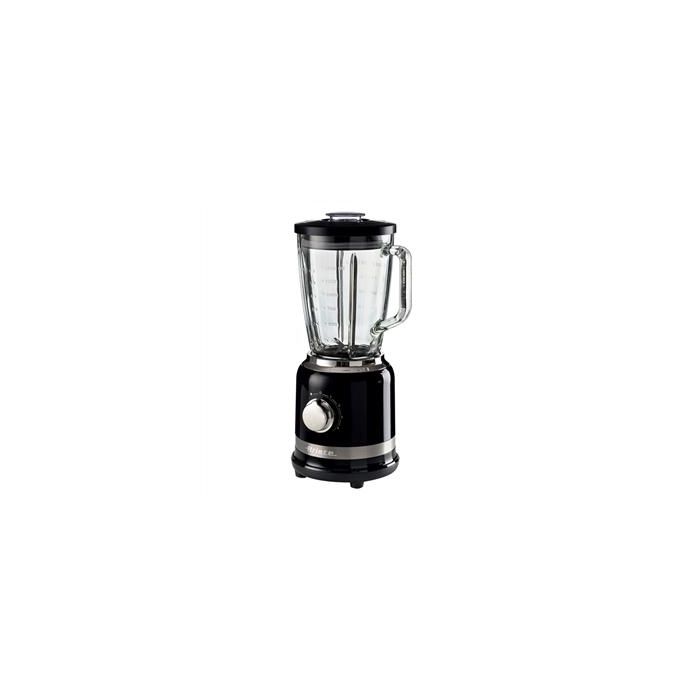 Ariete 585/02 Batidora de Vaso Moderna Negra con Vaso de Vidrio y 4 Cuchillas de Acero Inoxidable Ariete 585/02 Batidora de Vaso Moderna Negra con Vaso de Vidrio y 4 Cuchillas de Acero Inoxidable