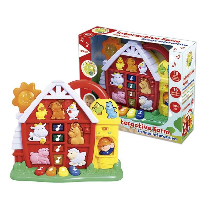 Tachan 69001 Granja Interactiva Musical - Juguete Educativo para Bebés +12 Meses con 9 Sonidos de Animales y 16 Melodías 0 Tachan 69001 Granja Interactiva Musical - Juguete Educativo para Bebés +12 Meses con 9 Sonidos de Animales y 16 Melodías 0