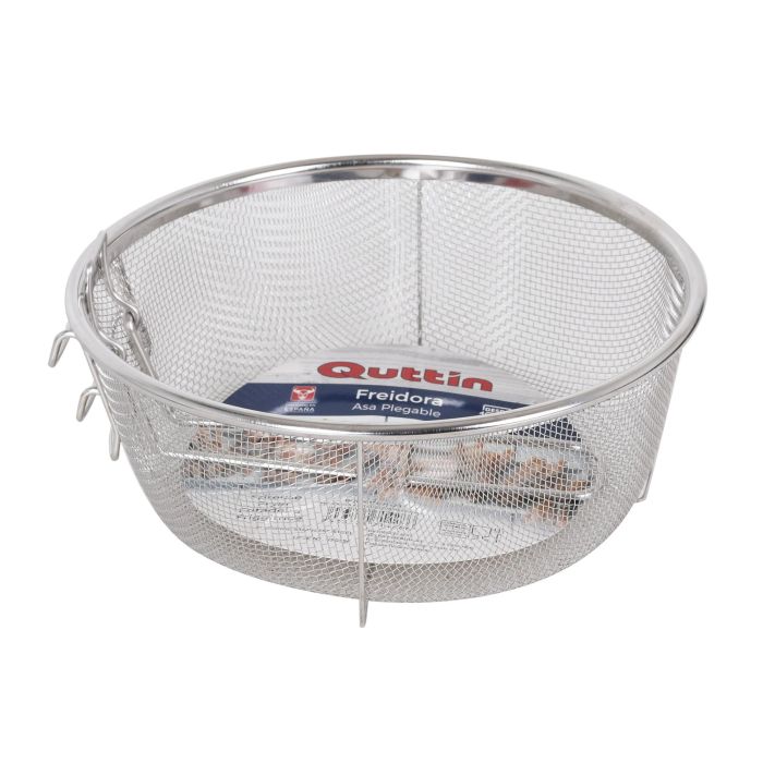 Freidora de Metal Plegable Qutti 23 cm (12 Unidades) 4 Freidora de Metal Plegable Qutti 23 cm (12 Unidades) 4