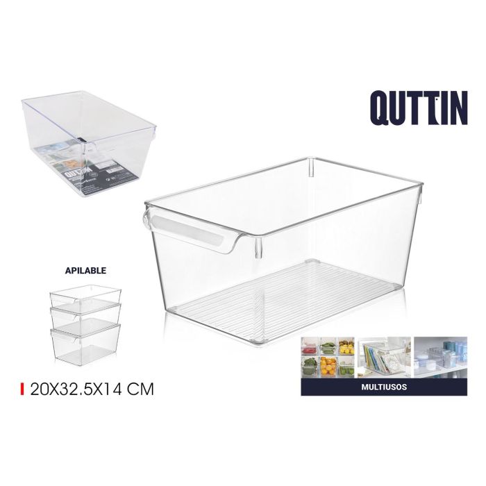 Quttin Organizador Multiuso 20 cm x 32.5 cm x 14 cm (12 Unidades)