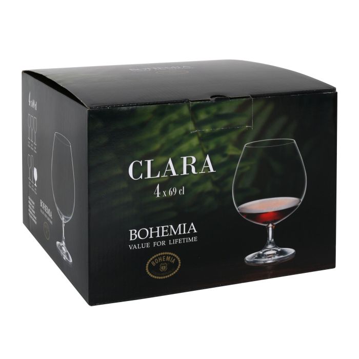 Bohemia Set 4 Copas Coñac Clara 690 cc (6 Cajas) 2