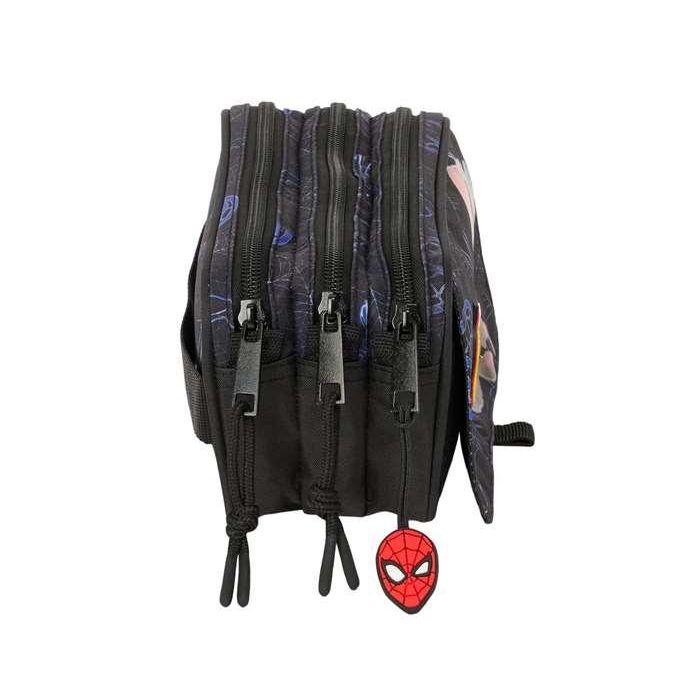 Bolso Escolar Portatodo Safta Triple Big Spider-Man Attack 100x215x80 mm 2 Bolso Escolar Portatodo Safta Triple Big Spider-Man Attack 100x215x80 mm 2