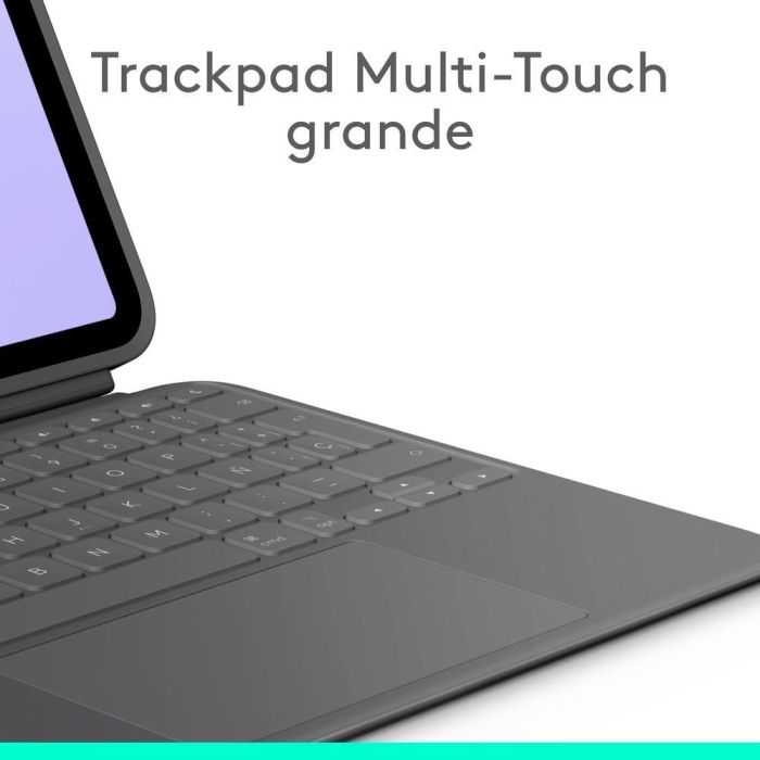 Logitech Combo Touch Funda con Teclado para Apple 11-inch iPad Pro (M4) - QWERTY Español con Trackpad y Lápiz 4