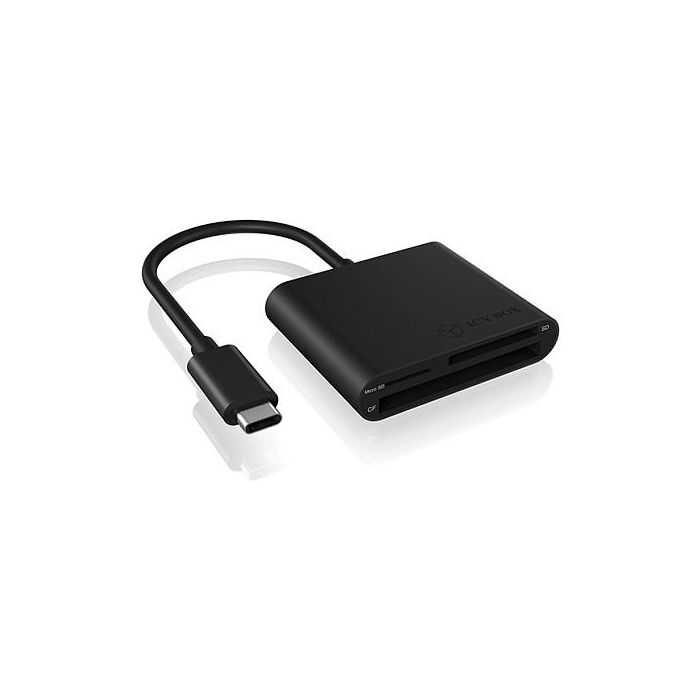ICY BOX IB-CR301-C3 Lector de Tarjetas Externo USB 3.2 Gen 1 Type-C para CF, SD, MicroSD | Aluminio | Plug & Play 2