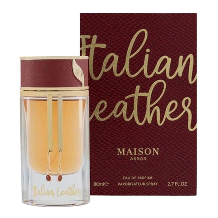 Maison Asrar Italian leather eau de parfum 80 ml vaporizador