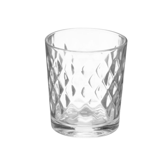 Set 4 Vasos Vidrio Diamante 360 ml Vivalto - 21x10.5x16.5 cm, Transparente, Apto Microondas (6 Unidades) 1 Set 4 Vasos Vidrio Diamante 360 ml Vivalto - 21x10.5x16.5 cm, Transparente, Apto Microondas (6 Unidades) 1