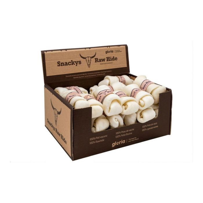 Snackys Nudos Masticables para Perro Rawhide Piel de Vacuno 10-12 cm 30 Unidades Snackys Nudos Masticables para Perro Rawhide Piel de Vacuno 10-12 cm 30 Unidades