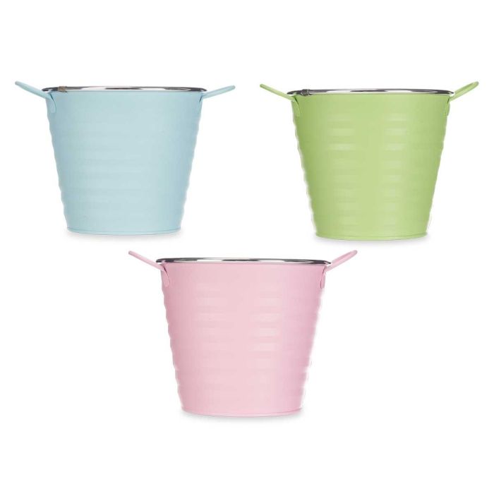 Cubo Grd Zig Zag Filo Plata Surtidos Ibergarden 22X15CM (24 Unidades) 1 Cubo Grd Zig Zag Filo Plata Surtidos Ibergarden 22X15CM (24 Unidades) 1