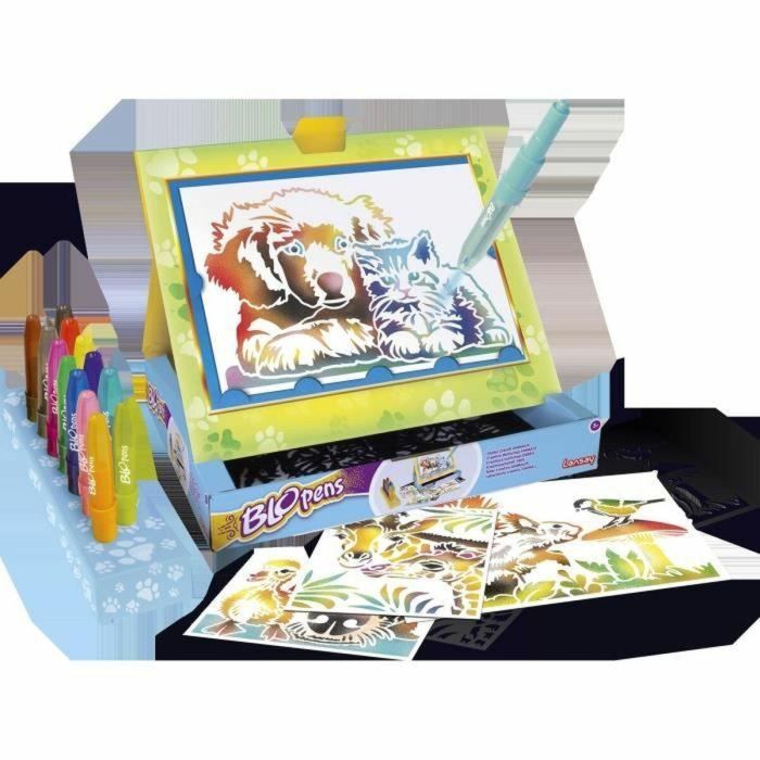 Lansay LAN3181860242407 Blopens Estudio creativo de animales - Juego de dibujo para niños a partir de 5 años 3