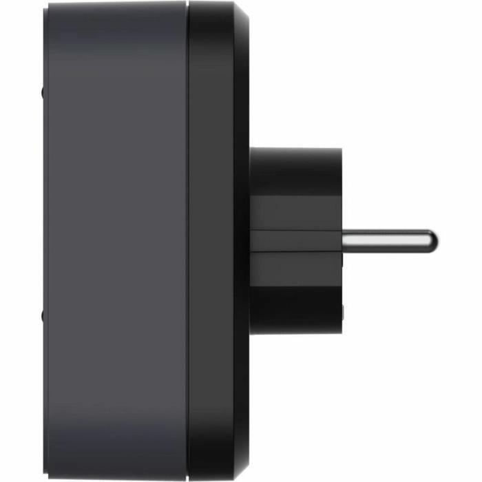 QUARX QUA4004282472360 Biplite Interruptor 2P 16A Negro y Gris Antracita NF QUARX QUA4004282472360 Biplite Interruptor 2P 16A Negro y Gris Antracita NF