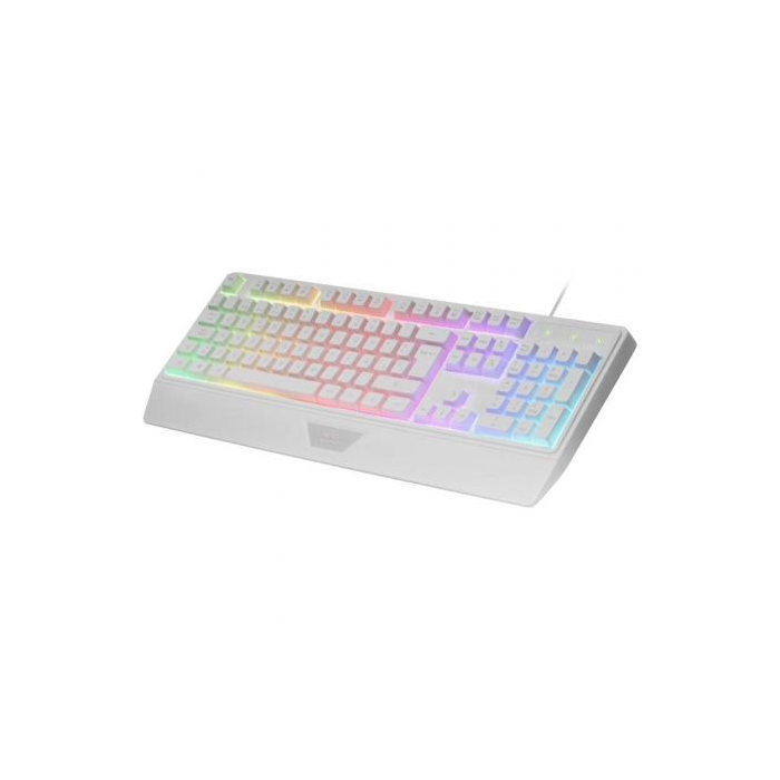 Teclado Gaming SemiMecánico Mars Gaming MK124/ Blanco 1