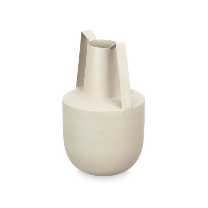Jarron Acero Doble Asa Crema Pastel Giftdecor 14X24CM (6 Unidades) 1 Jarron Acero Doble Asa Crema Pastel Giftdecor 14X24CM (6 Unidades) 1