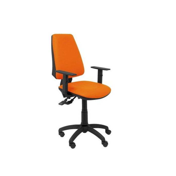 Silla Piqueras Y Crespo Elche S Brazos Regulables Mecanismo Sincro De Doble Maneta Gran Confortabilidad Regulable En Altura Asiento Y Respaldo Tapizado Similpiel Naranja