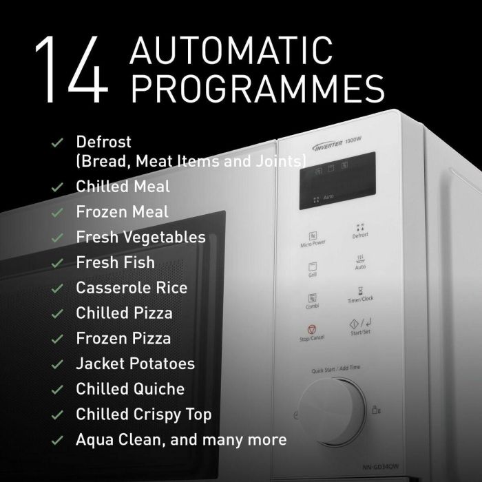 Microondas con Grill Panasonic 7 Microondas con Grill Panasonic 7