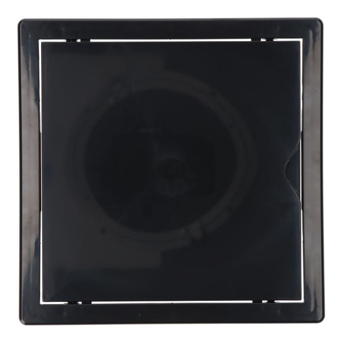 Edm Tapa de registro cuadrada empotrable ABS 20x20cm gris antracita apta para pladur 0 Edm Tapa de registro cuadrada empotrable ABS 20x20cm gris antracita apta para pladur 0