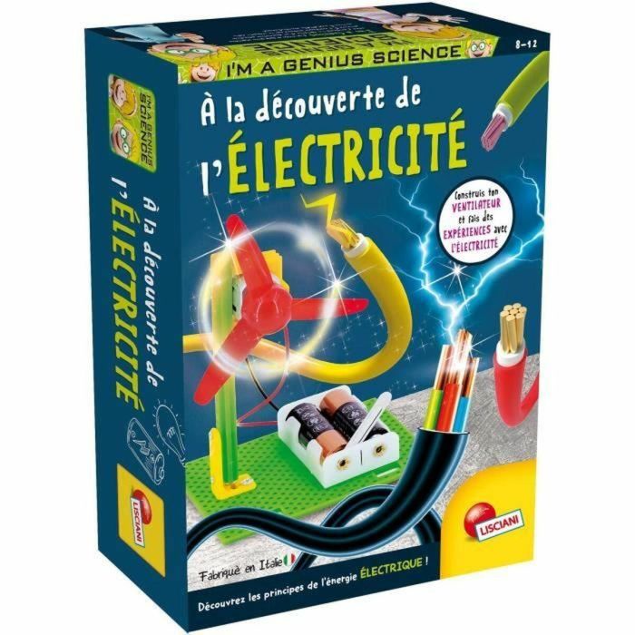 Lisciani Giochi LIS8008324104932 – Kit Científico Soy un Genio de Bolsillo: Descubriendo la Electricidad con Componentes Seguros