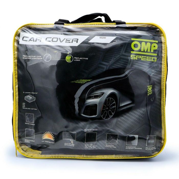 Omp Speed Funda Cubre Coches Exterior-Interior, Impermeable, 4 Capas Para Suv Talla L, 483x195x145 cm OMPS18030819