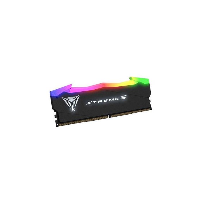 Patriot PE926 Viper Xtreme 5 RGB Kit de Memoria RAM 32GB (2x16GB) DDR5 7600MHz CL36 DIMM, Con Iluminación RGB y Disipador Térmico