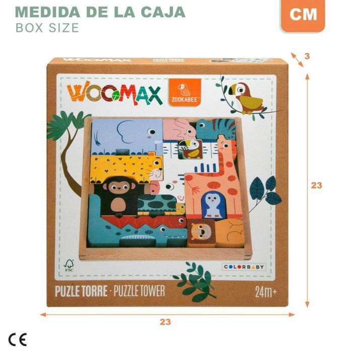 Puzzle Infantil de Madera Woomax (6 Unidades) 1