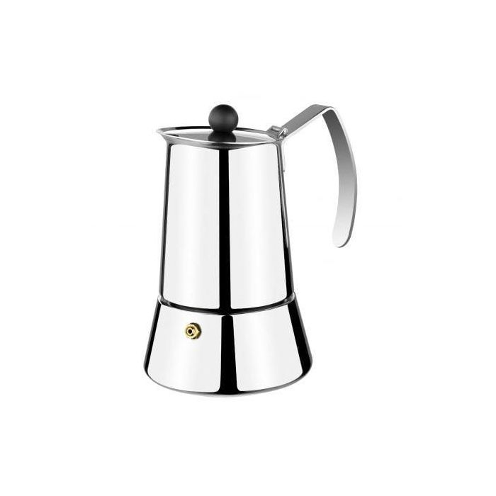 Monix M630004 Cafetera Italiana Eterna 4 Tazas Acero Inoxidable Apta Inducción Acabado Brillante Monix M630004 Cafetera Italiana Eterna 4 Tazas Acero Inoxidable Apta Inducción Acabado Brillante
