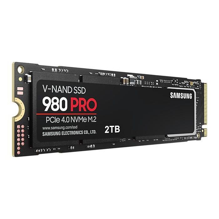 Samsung 980 PRO SSD 2TB M.2 NVMe PCIe Gen 4.0 x4 V-NAND 3-bit MLC
