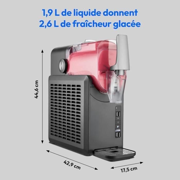 Máquina de bebidas heladas y granizadas MEDION - MD12090 - Capacidad de 2,6 L - 5 programas - 200 W 2 Máquina de bebidas heladas y granizadas MEDION - MD12090 - Capacidad de 2,6 L - 5 programas - 200 W 2