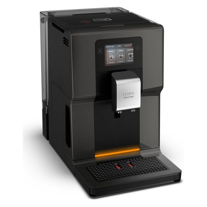 Krups EA872B10 Máquina Espresso Superautomática Intuition Preference con Molinillo Integrado, 1450W, Gris, Depósito 3L 5