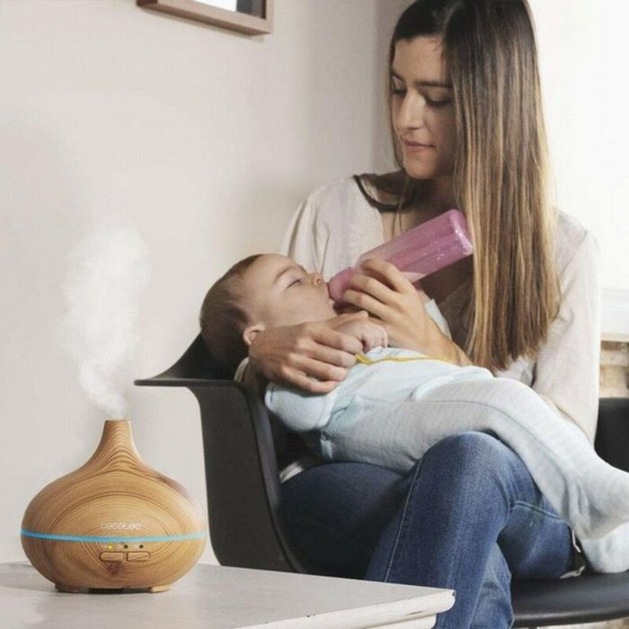Humidificador Difusor de Aromas Cecotec Pure Aroma 150 Yang Madera 150 ml (7 W) 150 ml 3 Humidificador Difusor de Aromas Cecotec Pure Aroma 150 Yang Madera 150 ml (7 W) 150 ml 3